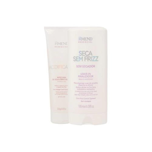 Kit Amend Essencial Acidificante e Leavein Controle de Frizz