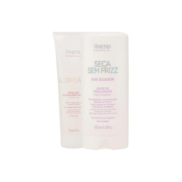 Kit Amend Essencial Acidificante e Leavein Controle de Frizz