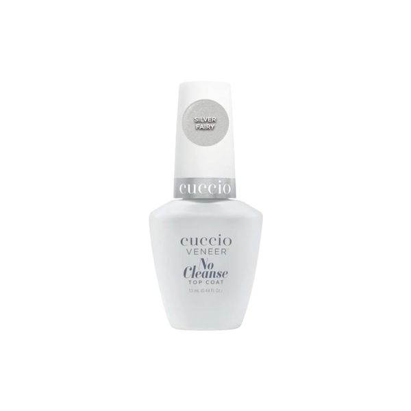 Finalizador Top Coat Cuccio No Cleanse Silver Fairy 13 ml