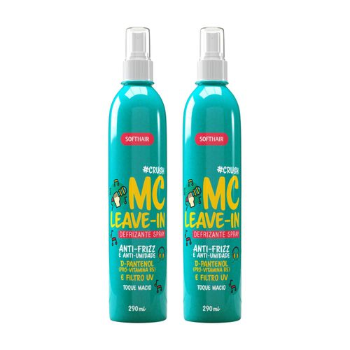 Kit 2 Leave In Protetor Termico Anti Umidade Spray Softhair Kit 2 Leave In Protetor Termico Anti Umidade Spray Softhair
