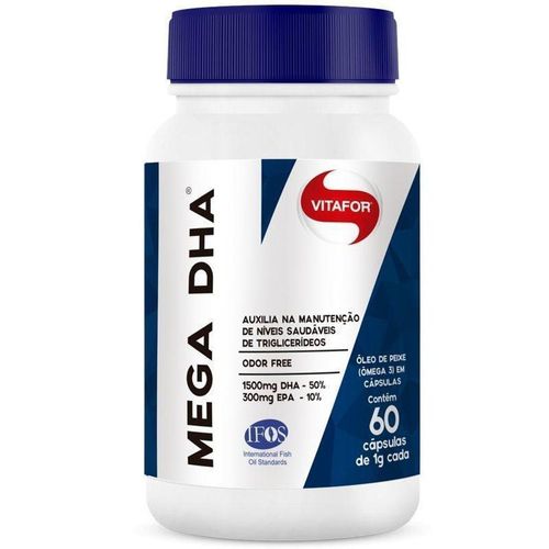 Mega DHA 60 Caps 1000mg - Vitafor