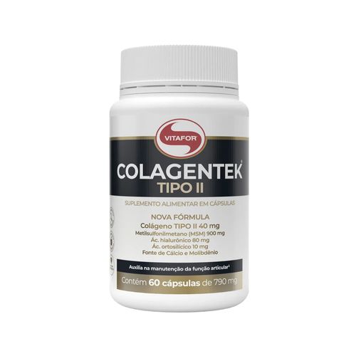 Colagentek Tipo II 60 Capsulas 790Mg - Vitafor