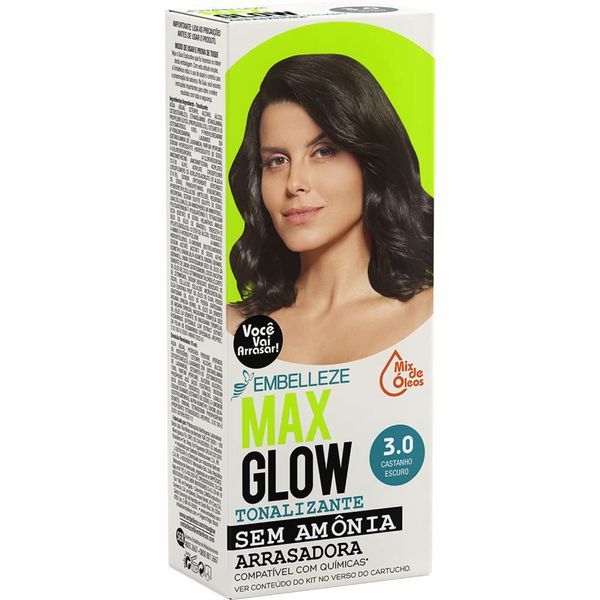 Tonalizante 3.0 Castanho Escuro Max Glow