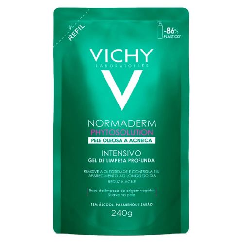 Normaderm Refil Gel De Limpeza Phytosolution Vichy 240g