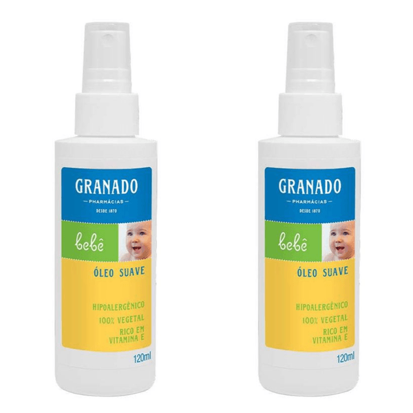 Kit com 2 Unidades de Granado Óleo Bebê Tradicional 120ml