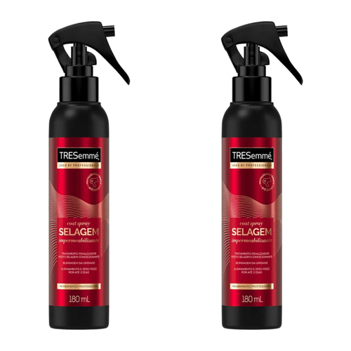 Kit com 2 Unidades de Finalizador Spray Tresemmé Selagem Impermeabilizante 180ml