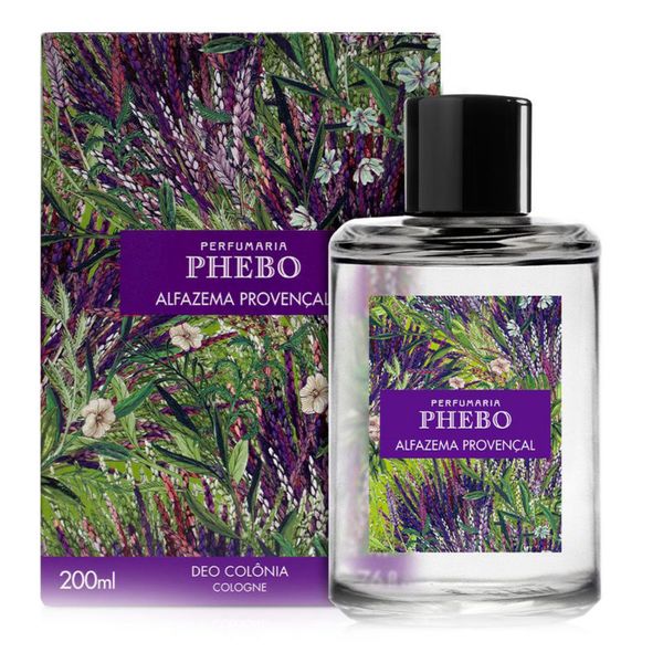 Kit com 2 Unidades de Deo Colônia Alfazema Provençal Phebo Unissex 200ml