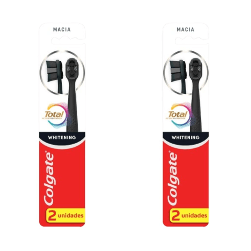 Kit com 2 Unidades de Escova Dental Colgate Total Whitening 2 Unidades cada
