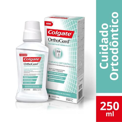 Kit com 2 Unidades de Colgate Enxaguante Bucal Orthogard 250ml