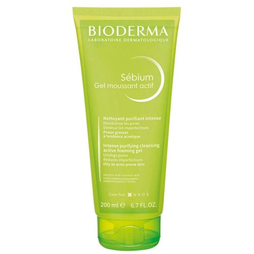 Gel De Limpeza Sébium Moussant Actif 200ml Bioderma