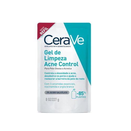 Cerave Gel De Limpeza Acne Control Refil 227g