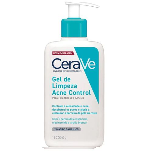 Cerave Gel De Limpeza Acne Control 340g