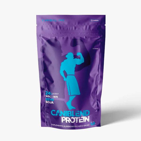 Whey Protein CaniBlend Protein 1.8kg Chocolate com Avelã Canibal Inc