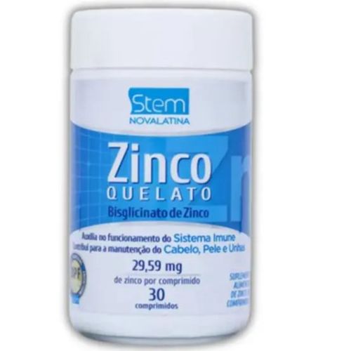 Zinco 29,59mg - 30 comprimidos - Stem