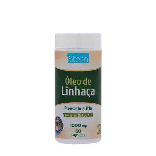 Óleo de Linhaça - 60 cápsulas - Stem