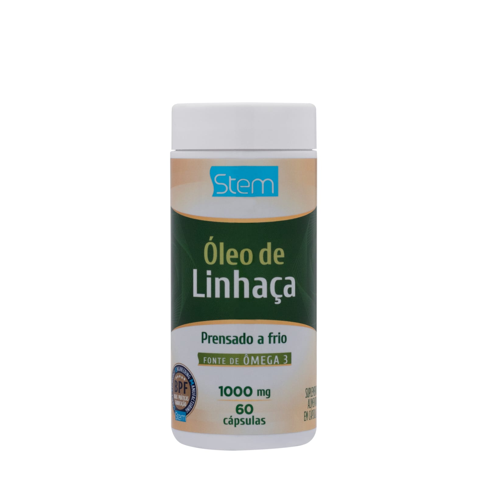 Óleo de Linhaça - 60 cápsulas - Stem