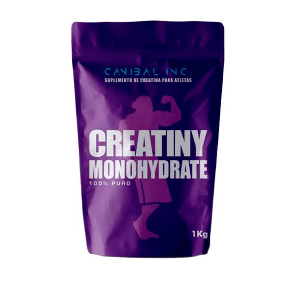 Creatina 100% Pura Monohidratada 1Kg Canibal Inc