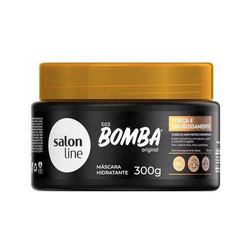Creme Para Tratamento Salon Line Bomba 300ml Força E Engrossamento