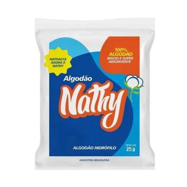 Algodão Hidrófilo 25g Nathy