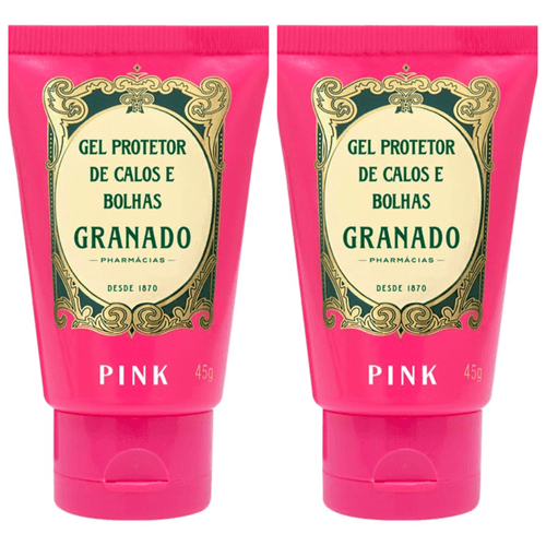 Kit com 2 Unidades de Gel Protetor de Calos e Bolhas Granado Pink 45g