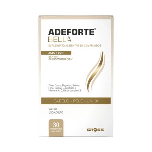 Adeforte Bella Suplemento Alimentar 30 Cpr