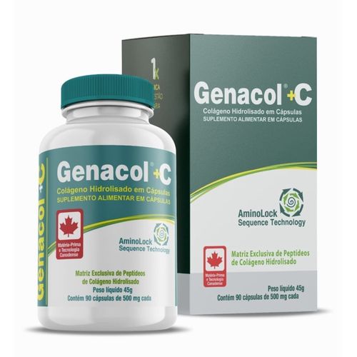 Genacol +C 500mg 90 Cápsulas Sem sabor 90 Cápsulas