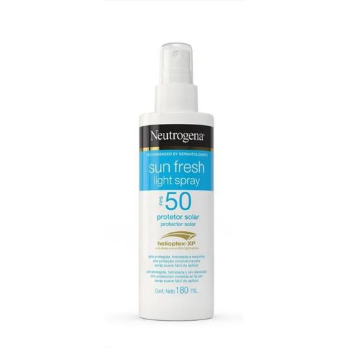 Protetor Solar Facial e Corporal Spray Sun Fresh FPS 50 Neutrogena 180ml