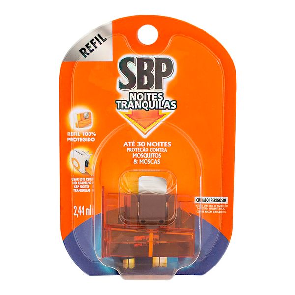 Refil Repelente Elétrico SBP 30 Noites Tranquilas
