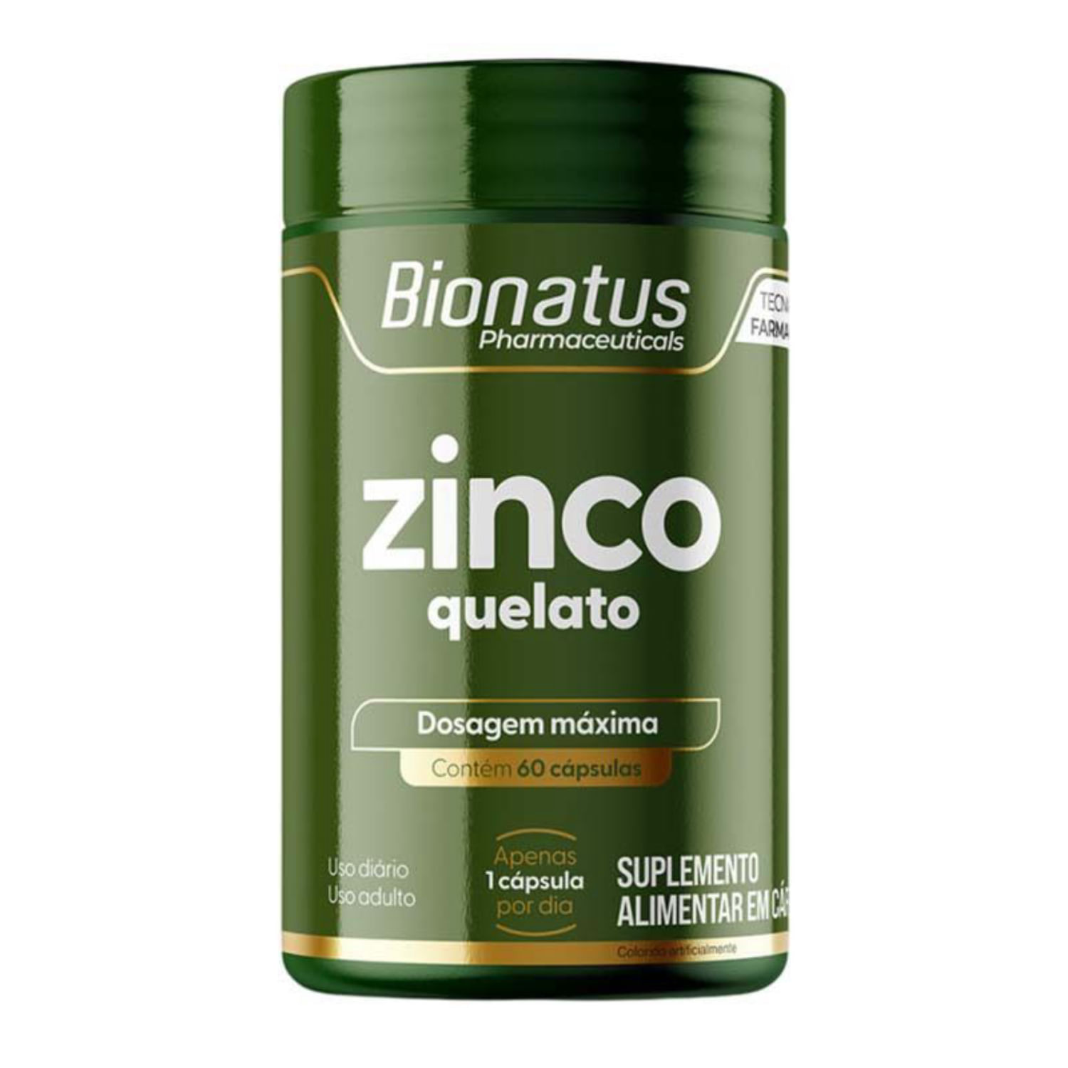 Zinco Quelato Bionatus 60 Cápsulas