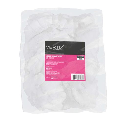 Lençol Descartável Com Elástico c/5 Unidades Vertix