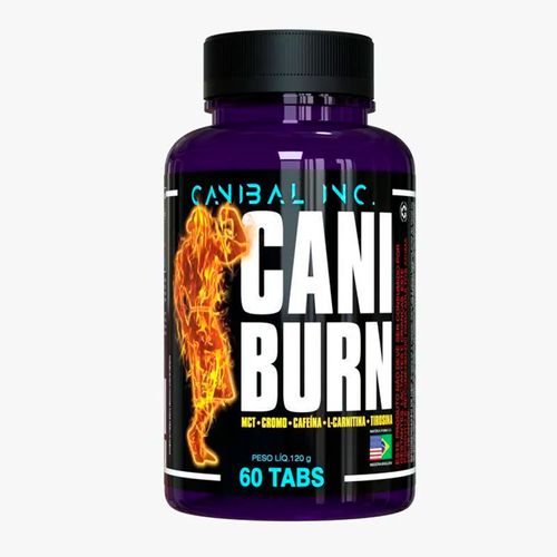 Termogênico Caniburn com MCT 60 Tabletes Canibal Inc