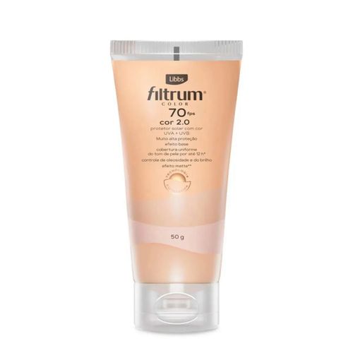 Protetor Solar Filtrum Color Cor 2.0 - FPS 70 - 50 G