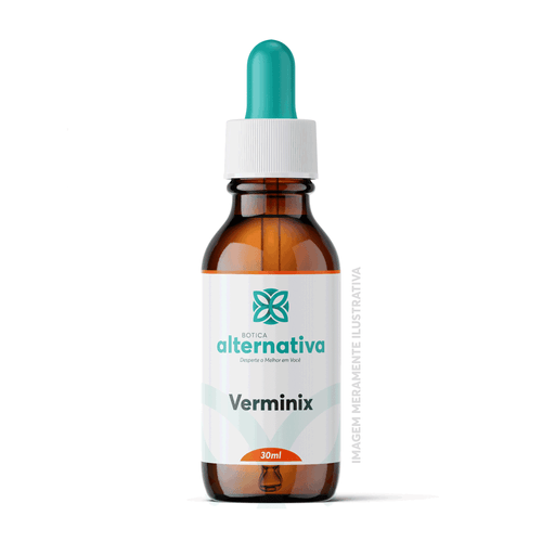 Verminix - Homeopatia para Verminoses - 30mL Sem Álcool