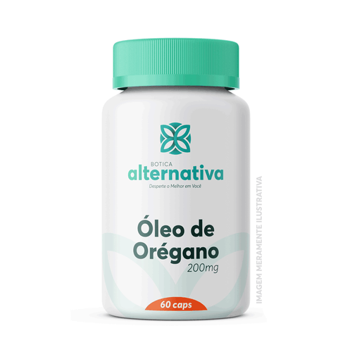 Óleo de Orégano 200mg - 60caps