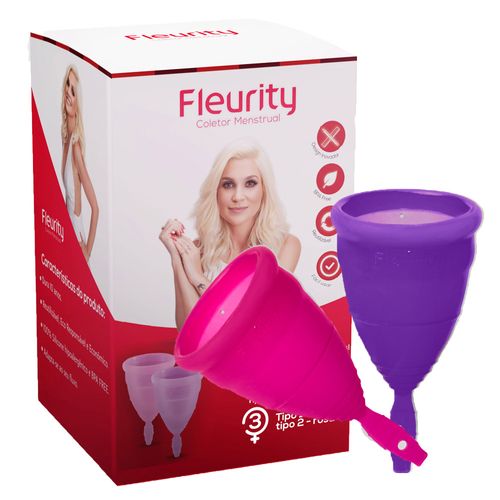 Coletor-Menstrual-Interno-Fleurity-Tipo-3-25ml-e-28ml-2-Unidades-Drogaria-SP-579076 Coletor-Menstrual-Interno-Fleurity-Tipo-3-25ml-e-28ml-2-Unidades-Drogaria-SP-579076