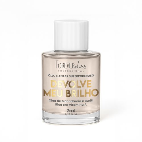 Óleo Capilar Superpoderoso Devolve Meu Brilho Forever Liss 7ml ÚNICO