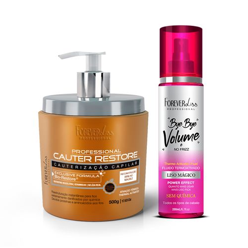 Kit Liso Mágico 200ml com Cauterização Capilar U