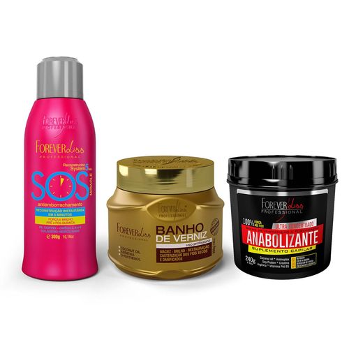 Kit Cronograma Capilar Forever Liss Reconstrução U