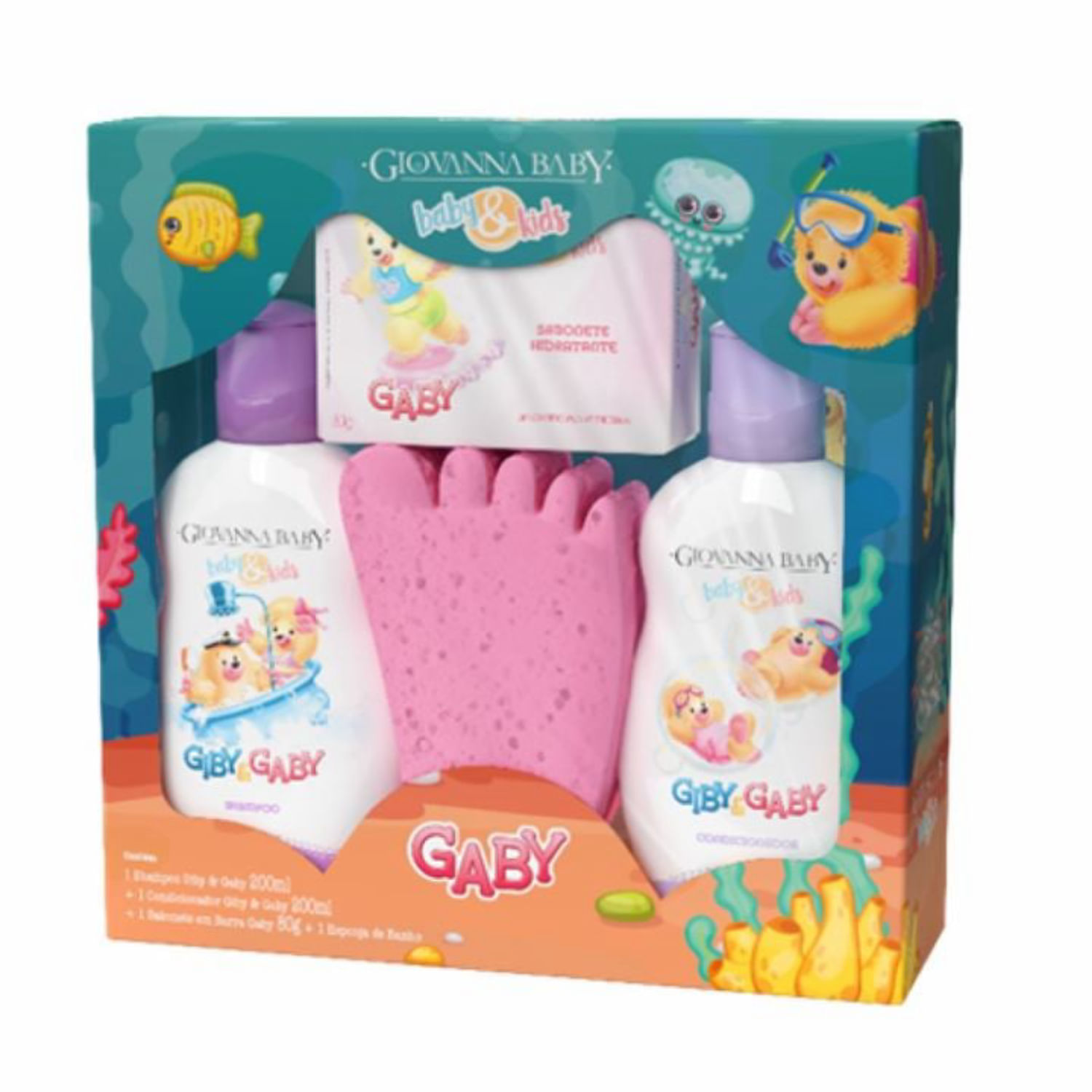 KIT POS BANHO BABY MURIEL MENINO