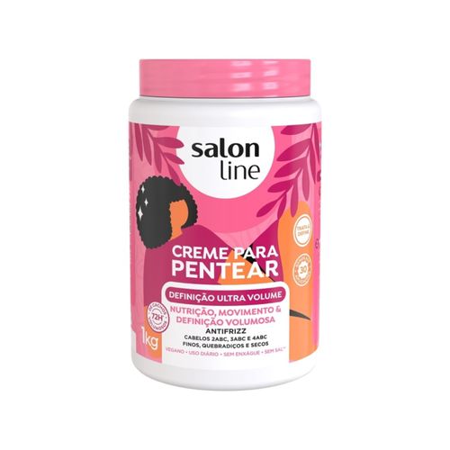 Salon Line Creme de Pentear Definição Ultra Volume