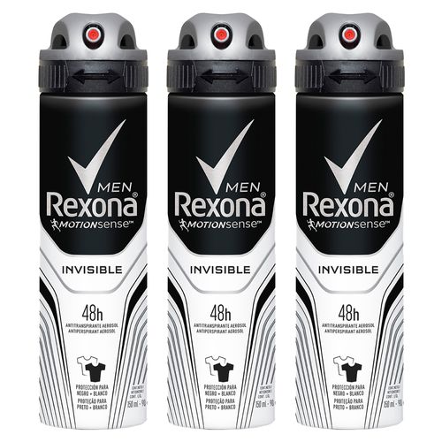 Kit-Desodorante-Rexona-Invisible-Masculino-Aerosol-90g-3-Unidades-Drogaria-SP-9001135