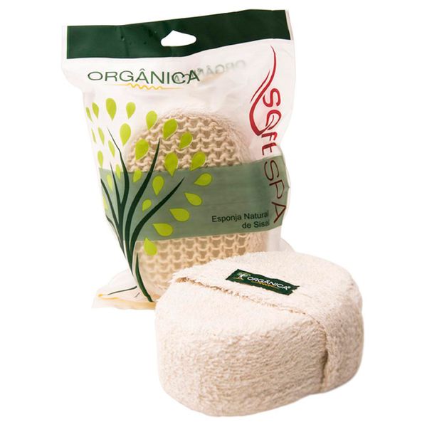 Esponja de Banho Orgânica Natural de Sisal