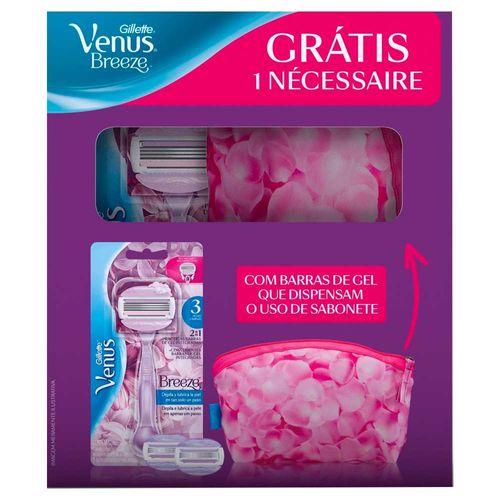 Kit-Gillette-Aparelho-Depilatorio-Venus-Breeze-2-Cargas-Necessaire-Exclusiva-Drogaria-SP-605689 Kit-Gillette-Aparelho-Depilatorio-Venus-Breeze-2-Cargas-Necessaire-Exclusiva-Drogaria-SP-605689