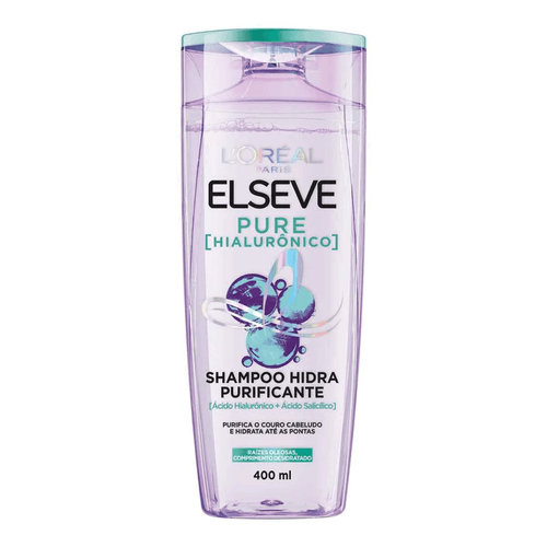 Shampoo Loreal Elseve Pure Hialurônico 400ml