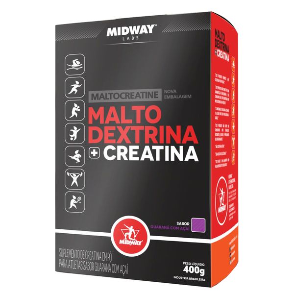 Malto Creatina Midway 400g
