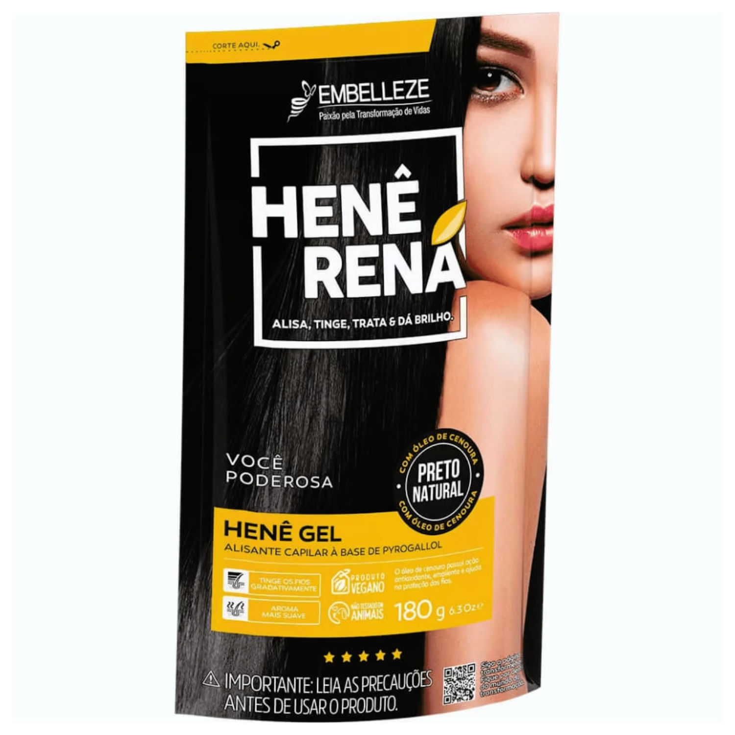 HENE GEL RENA C/JABORANDI 180G