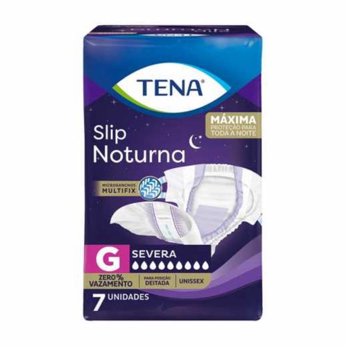 Fralda Adulto Tena Noturna G 7 Unidades