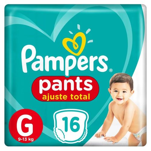 Fralda Confortsec Pants Pacotao ”G” Pampers Simples c/16 Unidades