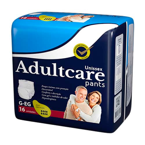 Roupa-intima-Unissex-Adultcare-Pants-G-EG-16-Unidades-Drogaria-SP-612138 Roupa-intima-Unissex-Adultcare-Pants-G-EG-16-Unidades-Drogaria-SP-612138