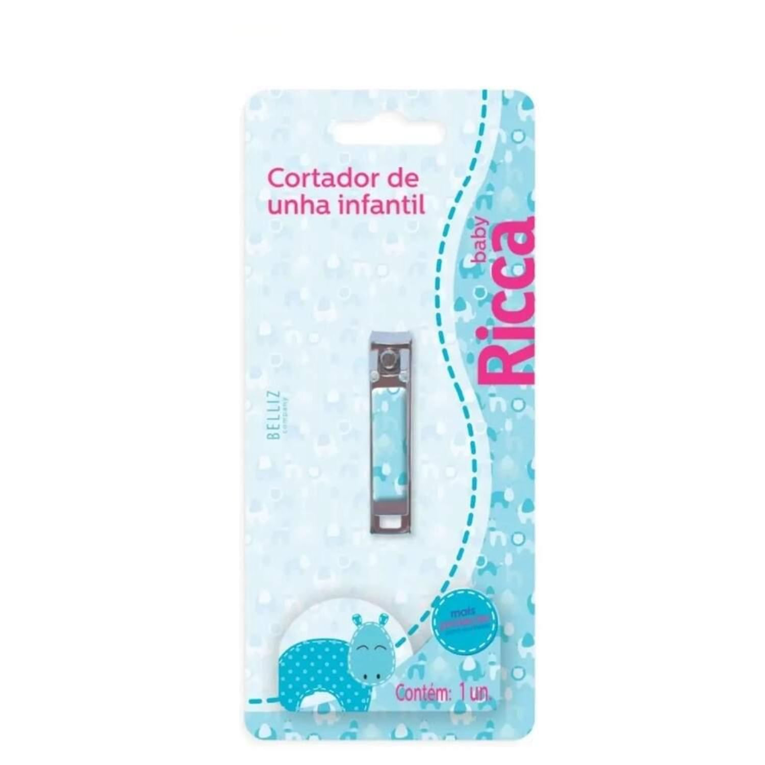CORTADOR UNHA INFANTIL RICA AZUL